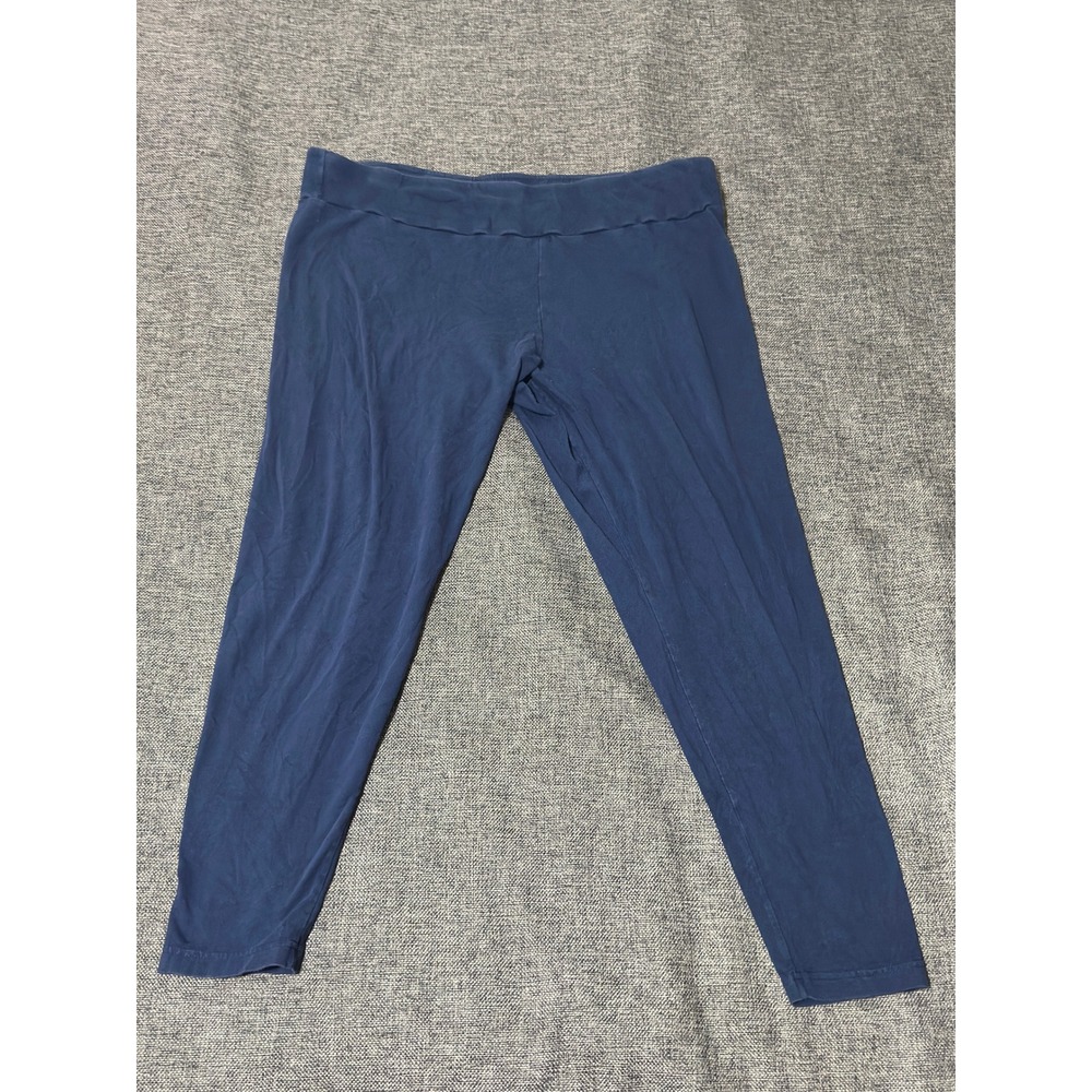 Time and Tru Womens XXL Blue Leggings Cotton Spandex Solid